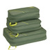 159211-A920 - American Tourister 3 Piece Packing Organiser Set Olive/Lime