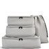 TA-0036-GRE - Rock Set of 4 Packing Cubes Grey
