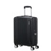 159308-2368 - American Tourister Skyrail 4 Wheel 55cm Cabin Suitcase Metallic Black