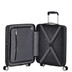 159308-2368 - American Tourister Skyrail 4 Wheel 55cm Cabin Suitcase Metallic Black
