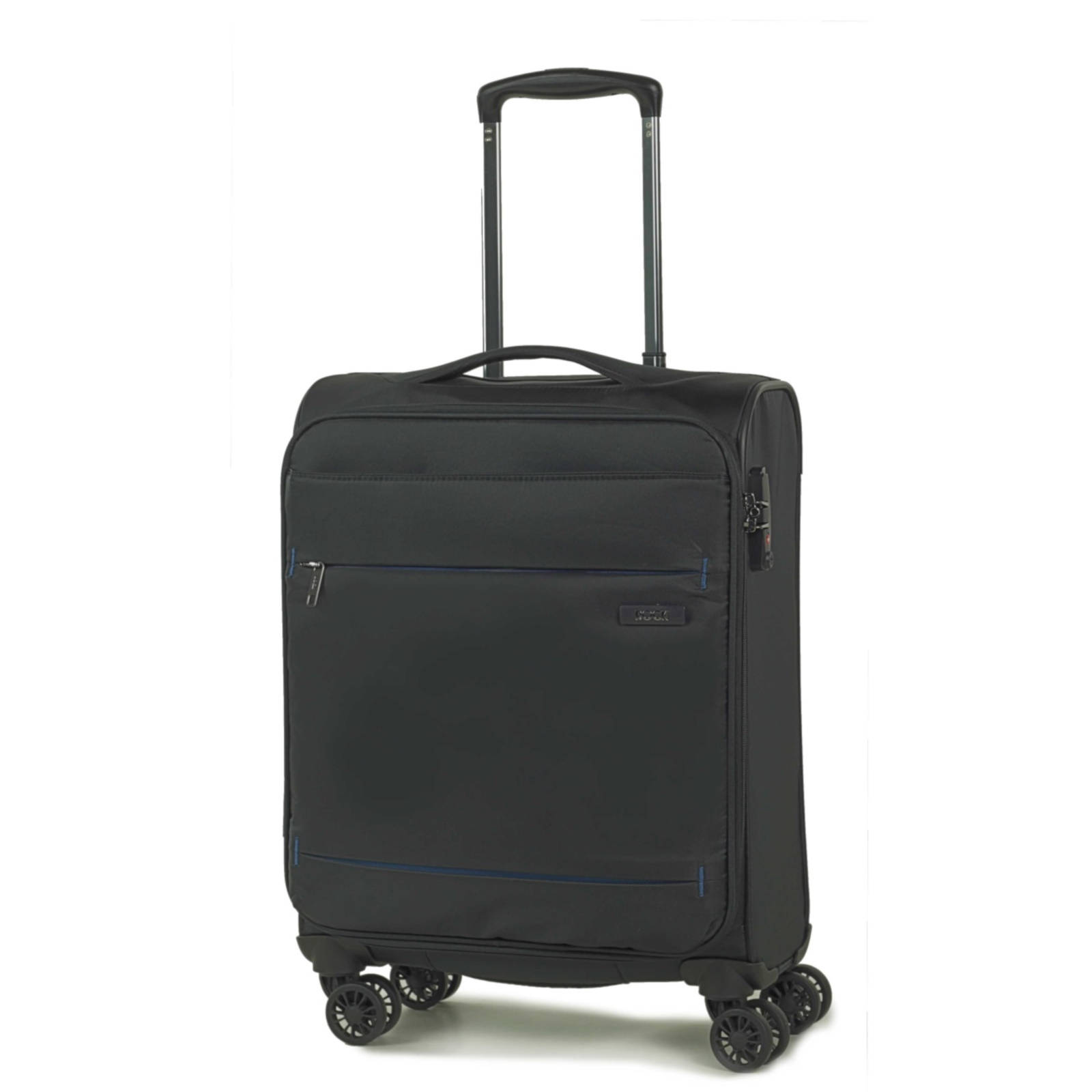 
Rock Deluxe-Lite 55cm 4 Wheel Spinner Cabin Suitcase Black