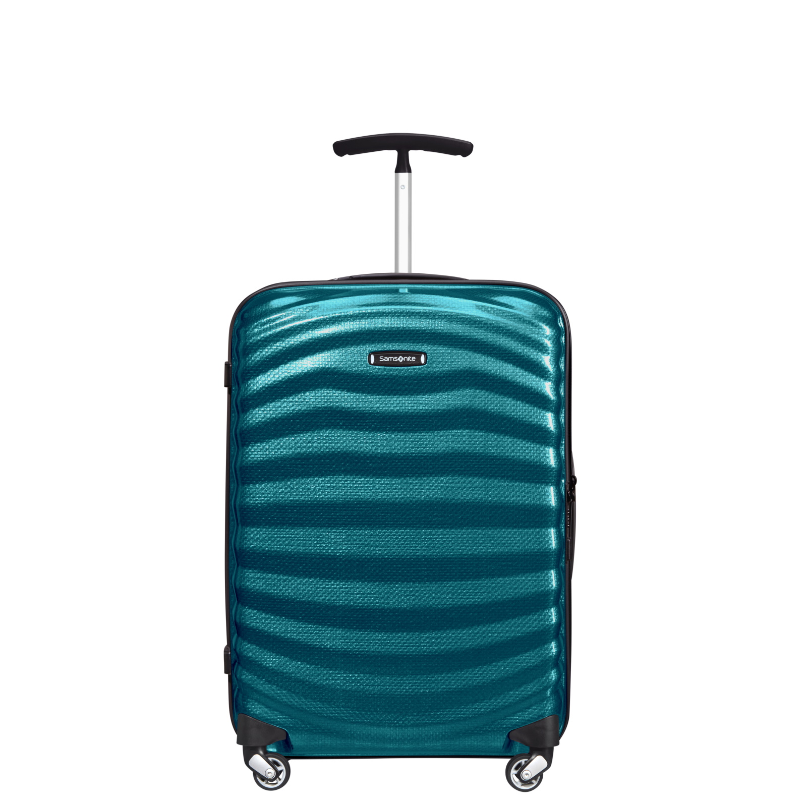 Samsonite Lite-Shock 55cm 4 Wheel Cabin Suitcase Petrol Blue