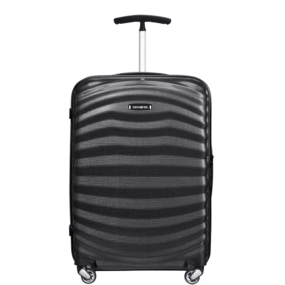 Samsonite Lite-Shock 55cm 4 Wheel Cabin Suitcase Black