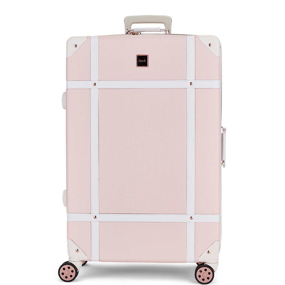 
Rock Vintage 78cm Suitcase Baby Pink