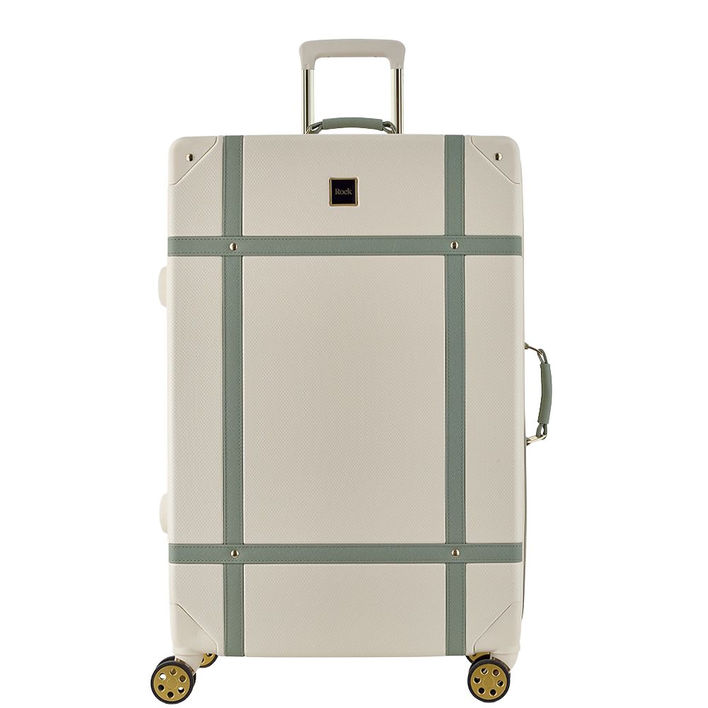 
Rock Vintage 78cm Suitcase Cream/Sage
