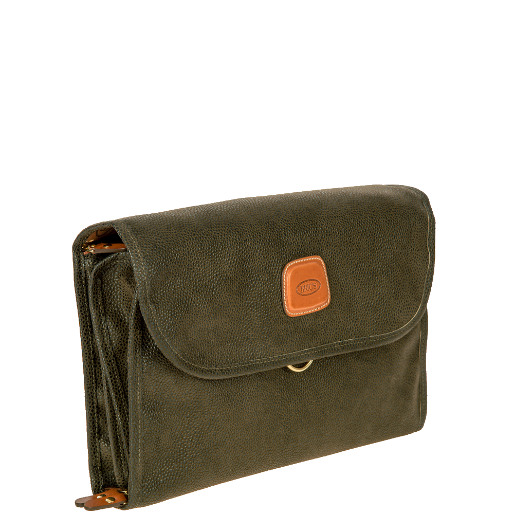 
Bric’s Life Tri-Fold Wash Bag Olive