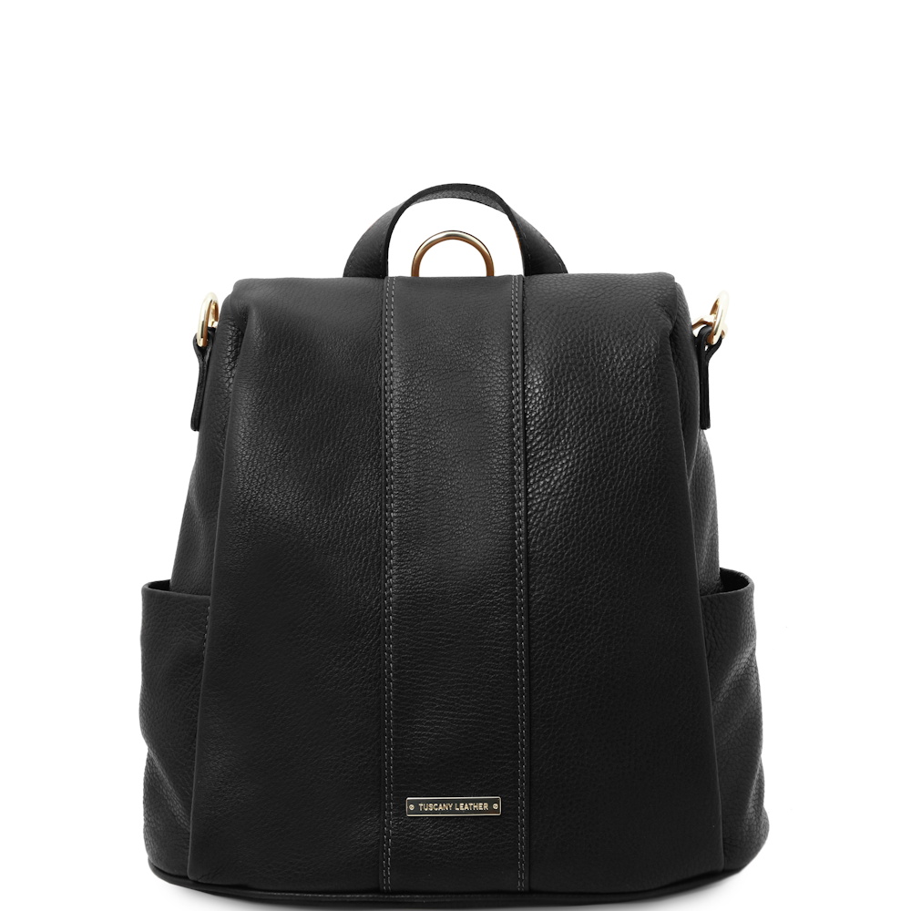 
Tuscany Leather Soft Leather Backpack Black