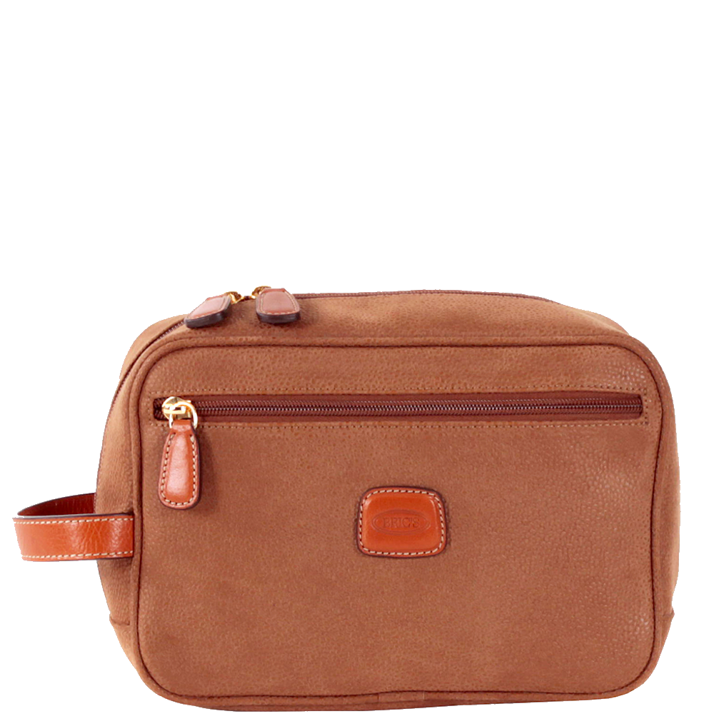 
Bric's Life Wash/Shaving Bag Camel