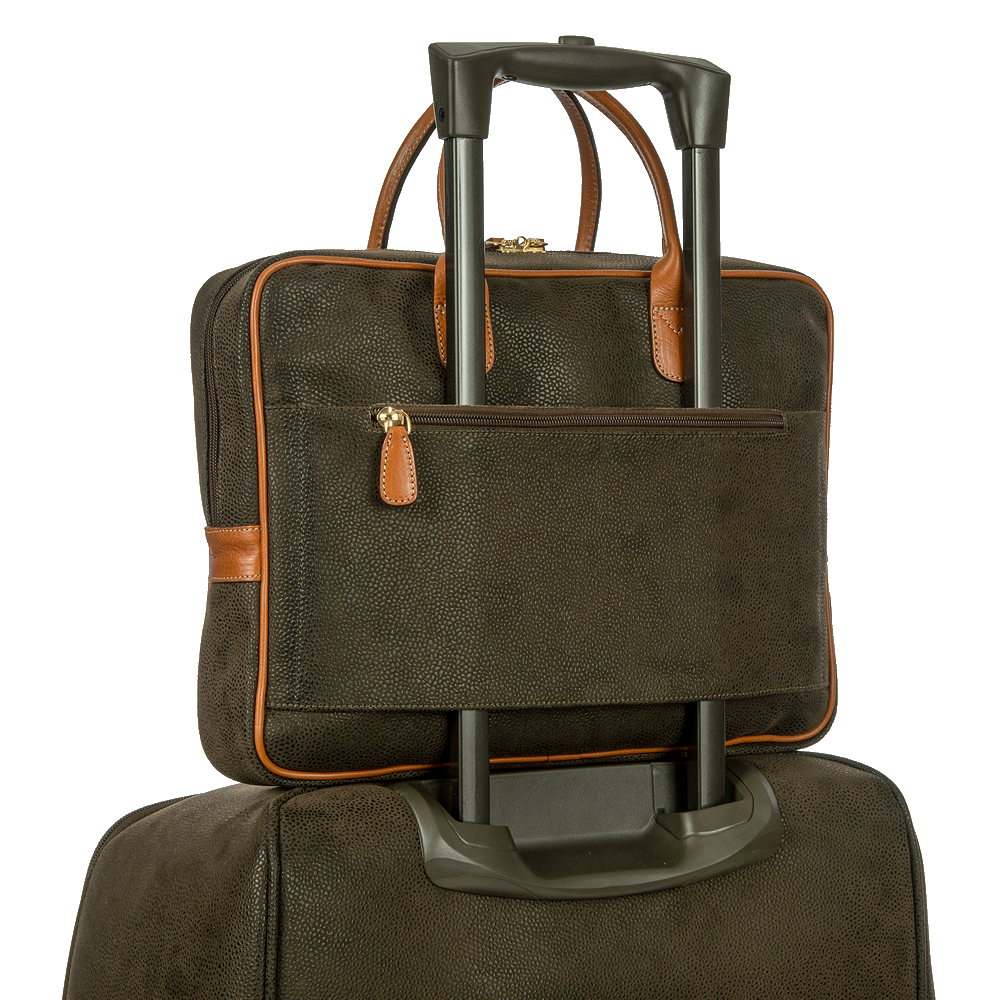 
Bric's Life Laptop Briefcase Olive