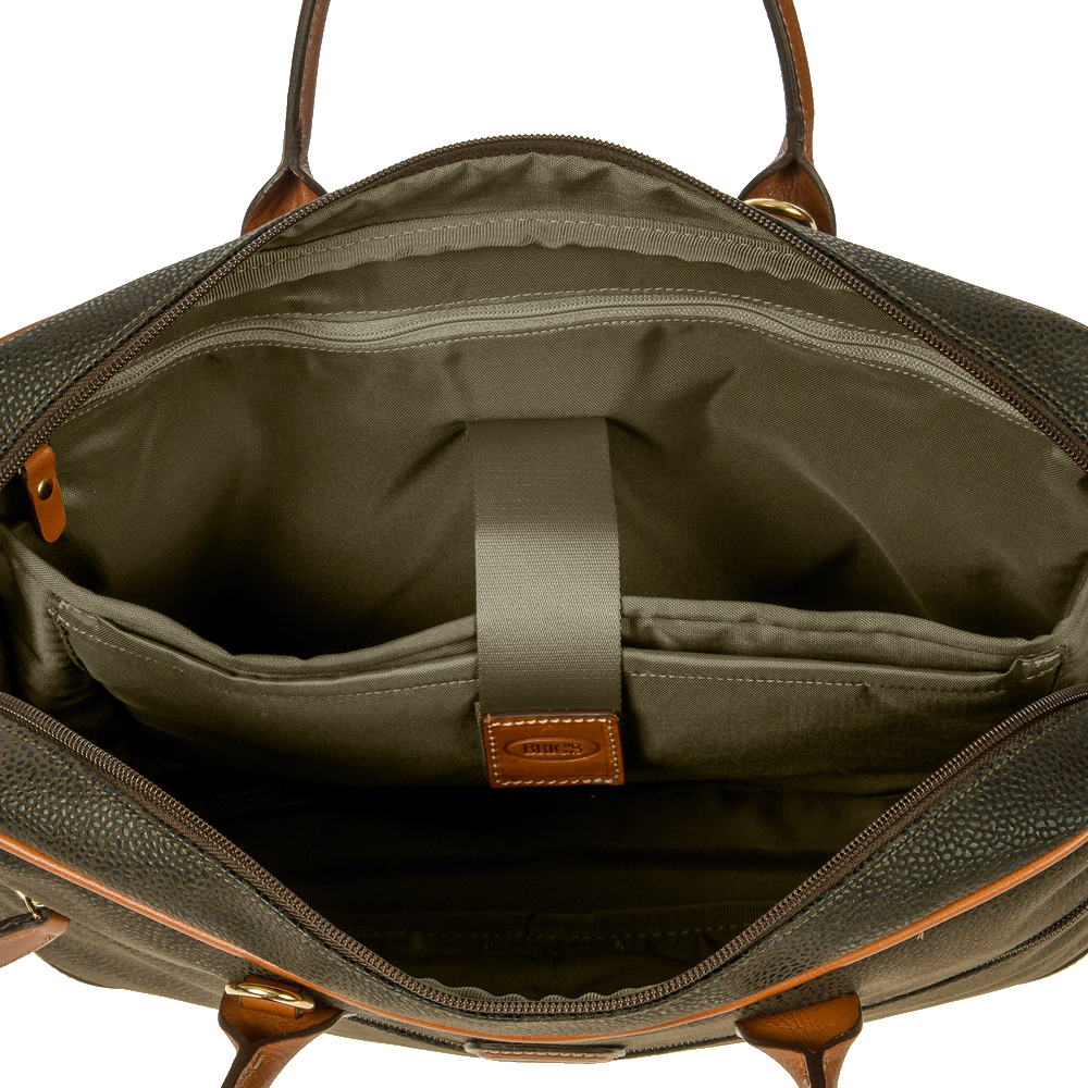 
Bric's Life Laptop Briefcase Olive