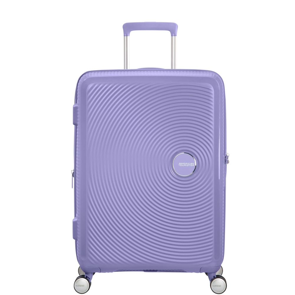 
American Tourister Soundbox 67cm Expandable Suitcase Lavender