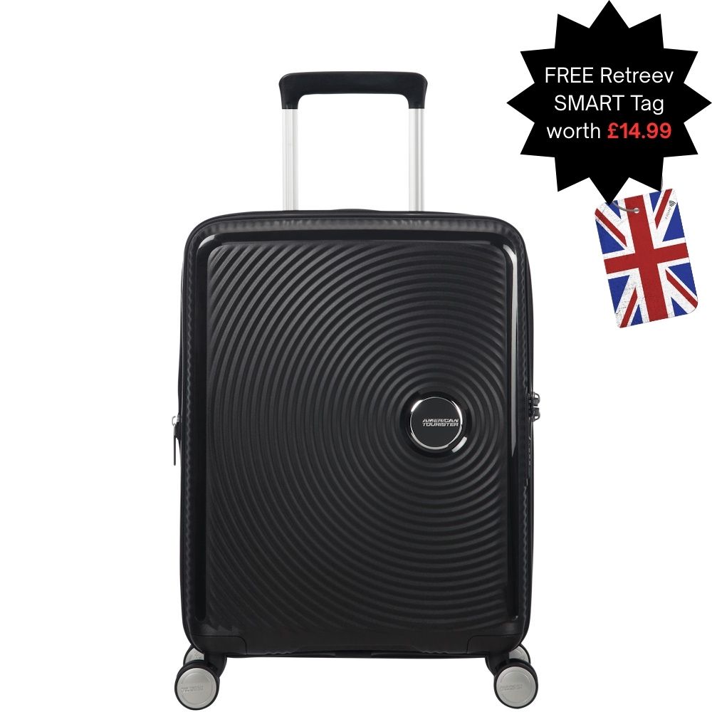 
American Tourister Soundbox 55cm Cabin Suitcase Bass Black