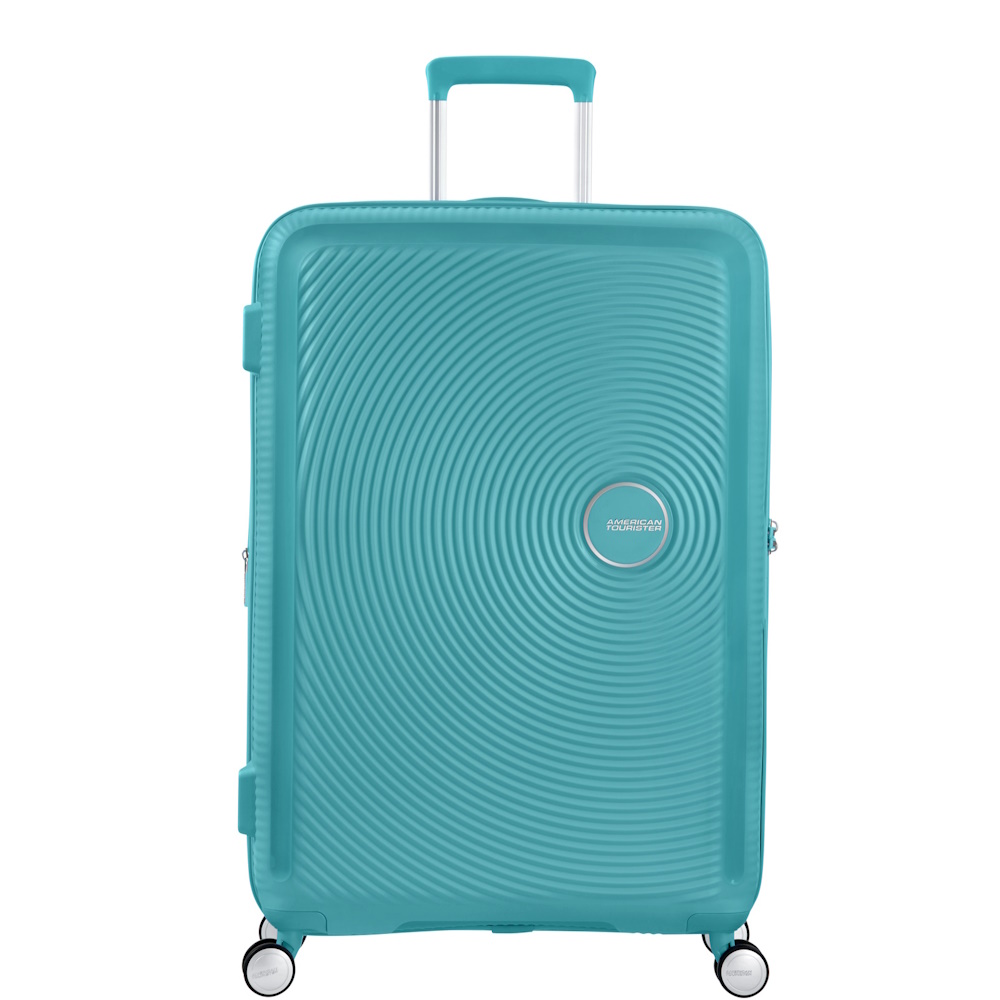 
American Tourister Soundbox 77cm Expandable Suitcase Turquoise Tonic