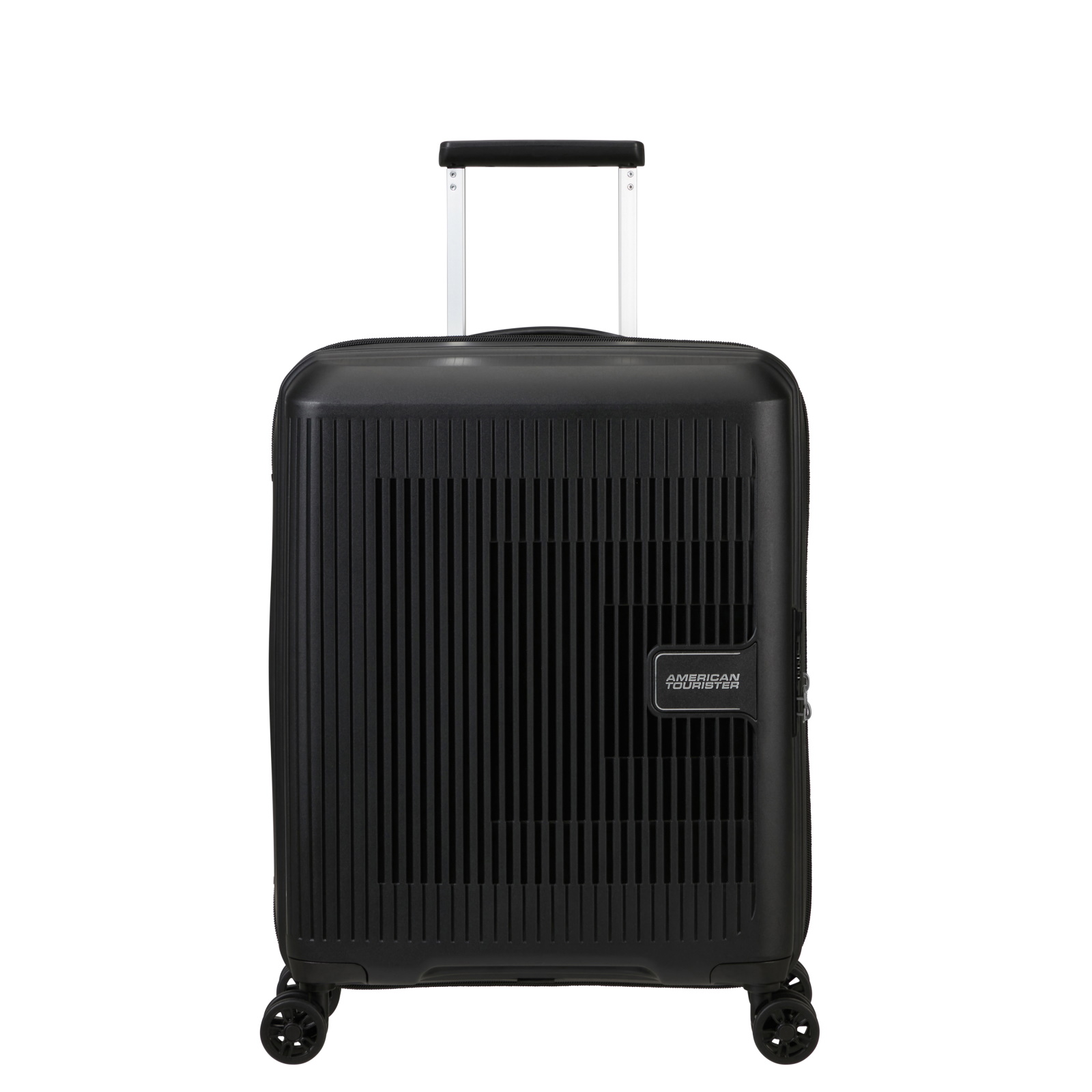American Tourister Aerostep 55cm Expandable Cabin Suitcase Black