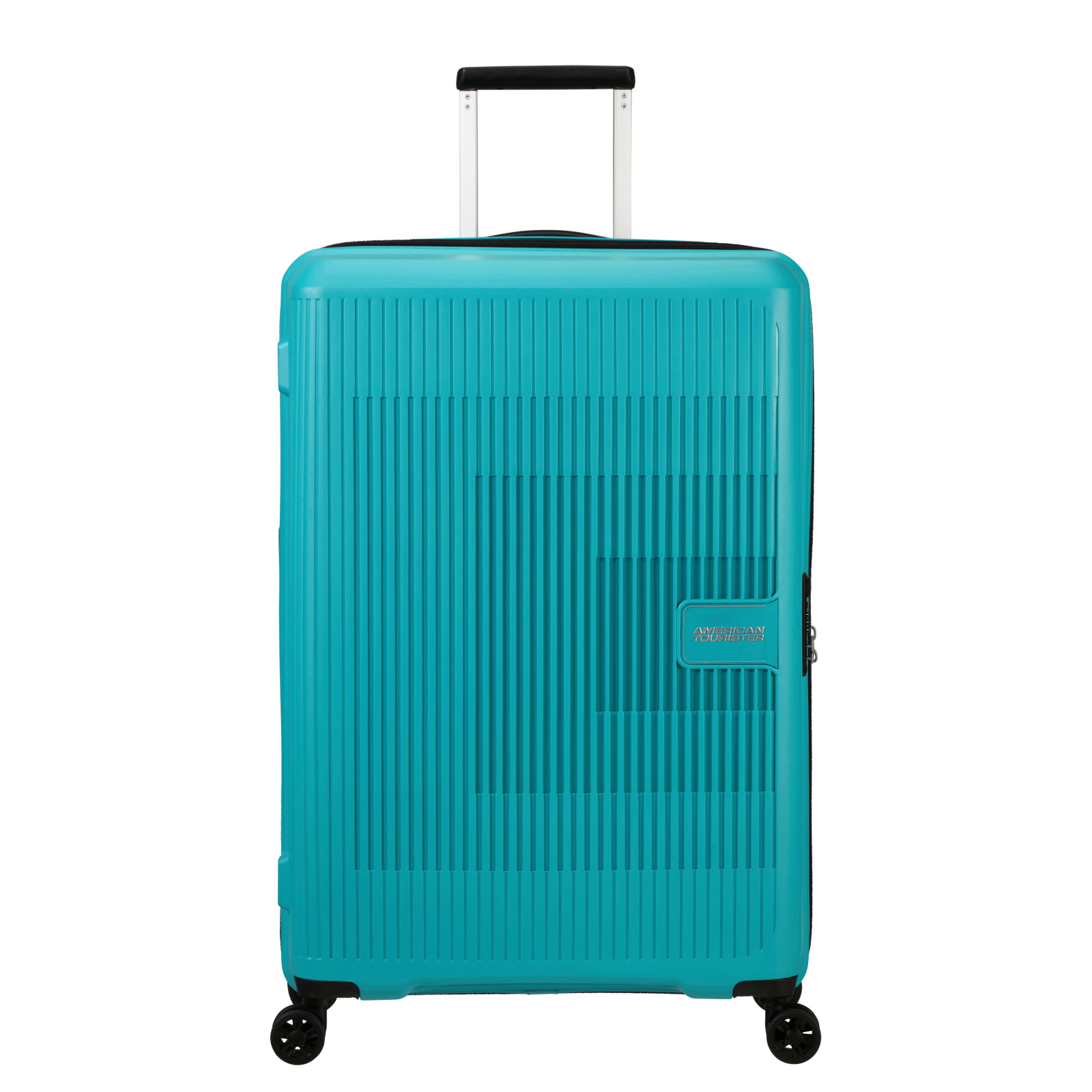 American Tourister Aerostep Expandable 77cm Large Suitcase Turquoise Tonic