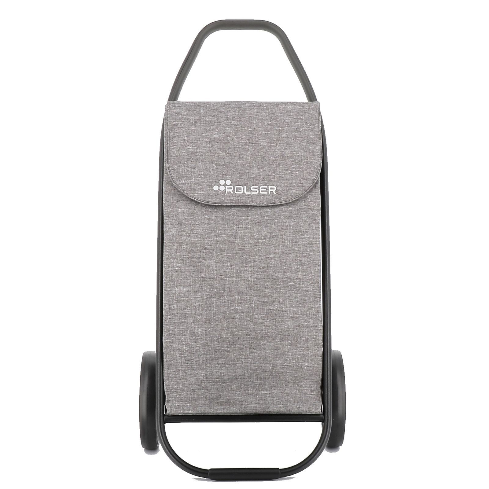 
Rolser COM Tweed Black Tube 2 Big Wheel Shopping Trolley Grey Tweed