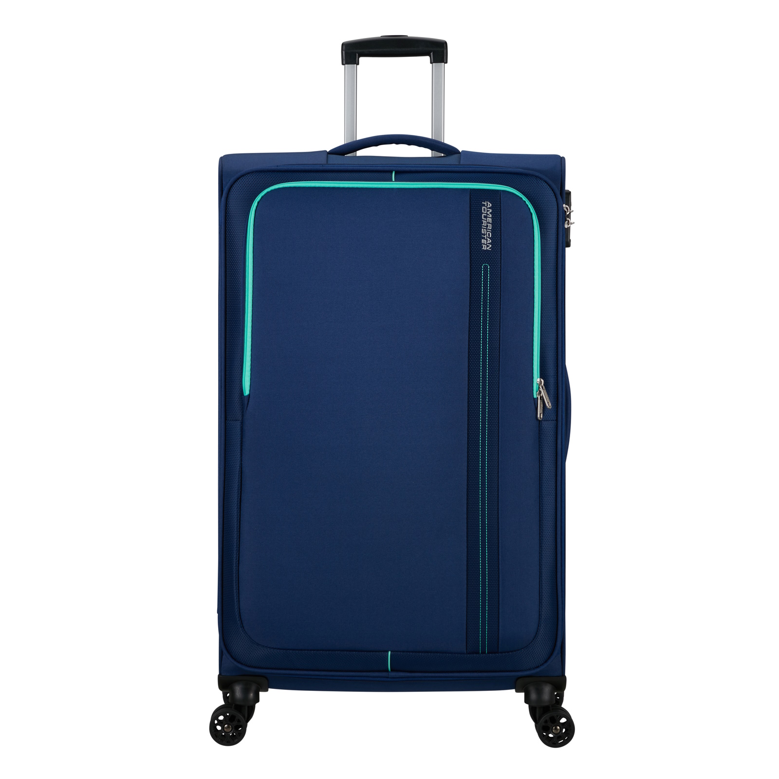American Tourister Sea Seeker 80cm 4 Wheel Large Suitcase Combat Navy