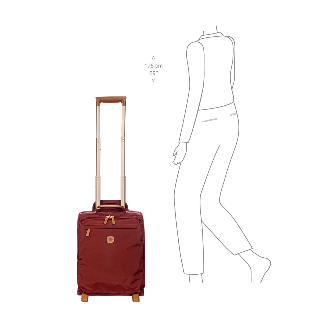 
Bric's X-Travel 45cm Underseat Suitcase Bordeaux