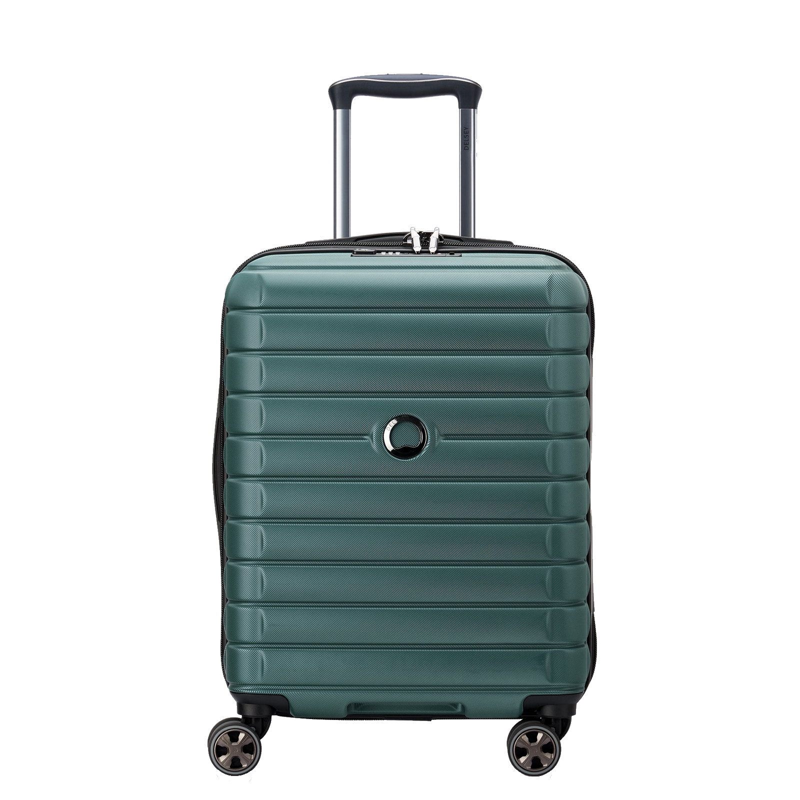 
Delsey Shadow 5.0 55cm 4 Wheel Slim Cabin Suitcase Green