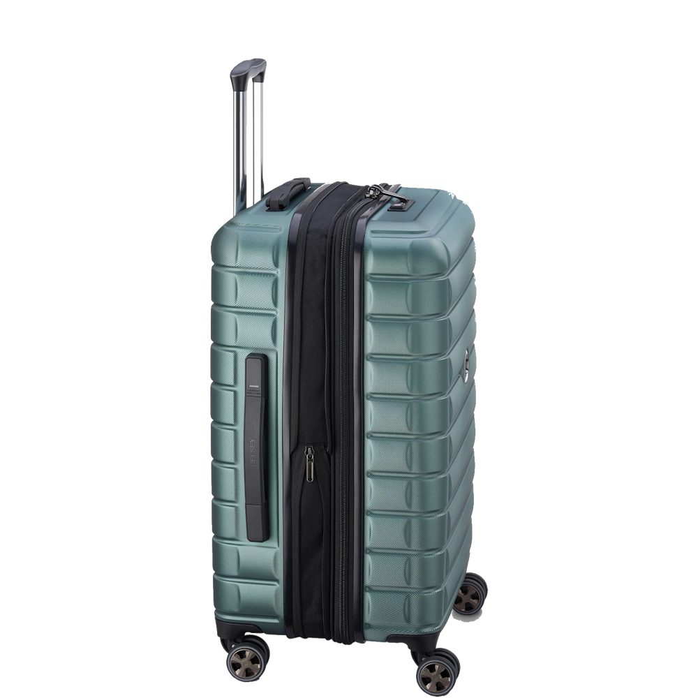 
Delsey Shadow 5.0 66cm Expandable Suitcase Green