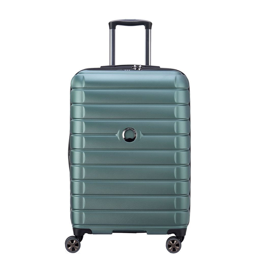 
Delsey Shadow 5.0 66cm Expandable Suitcase Green