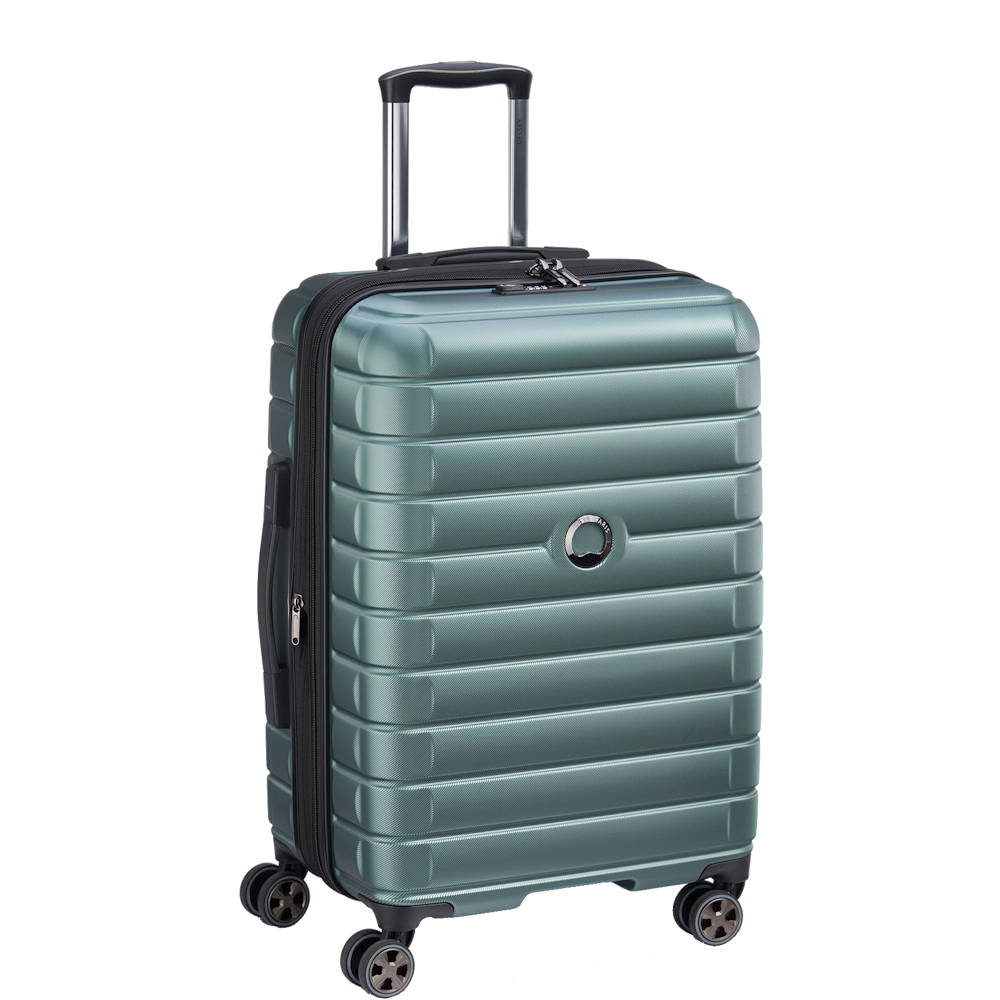 
Delsey Shadow 5.0 66cm Expandable Suitcase Green