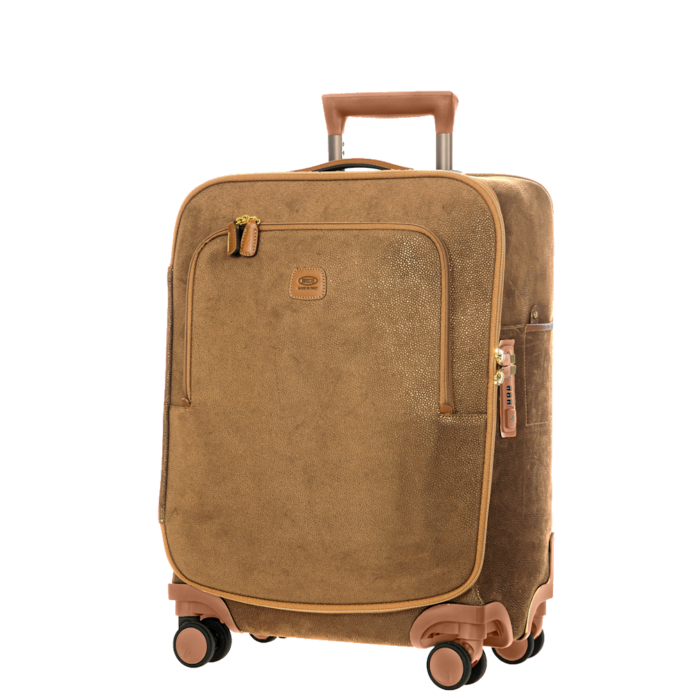 
Bric’s Life 55cm Spinner Compound Cabin Suitcase Camel