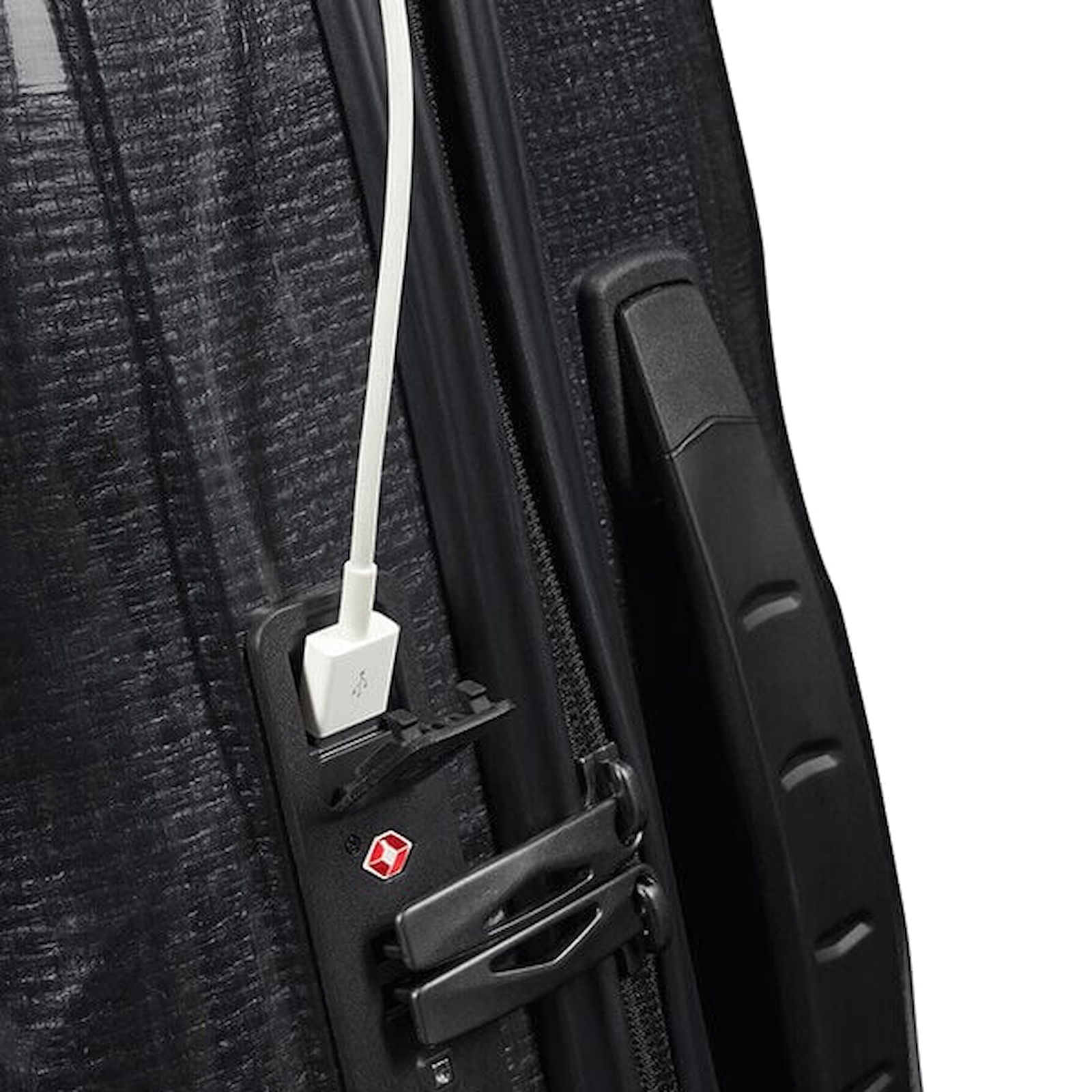 
Samsonite C-Lite 55cm 4 Wheel Cabin Suitcase Black