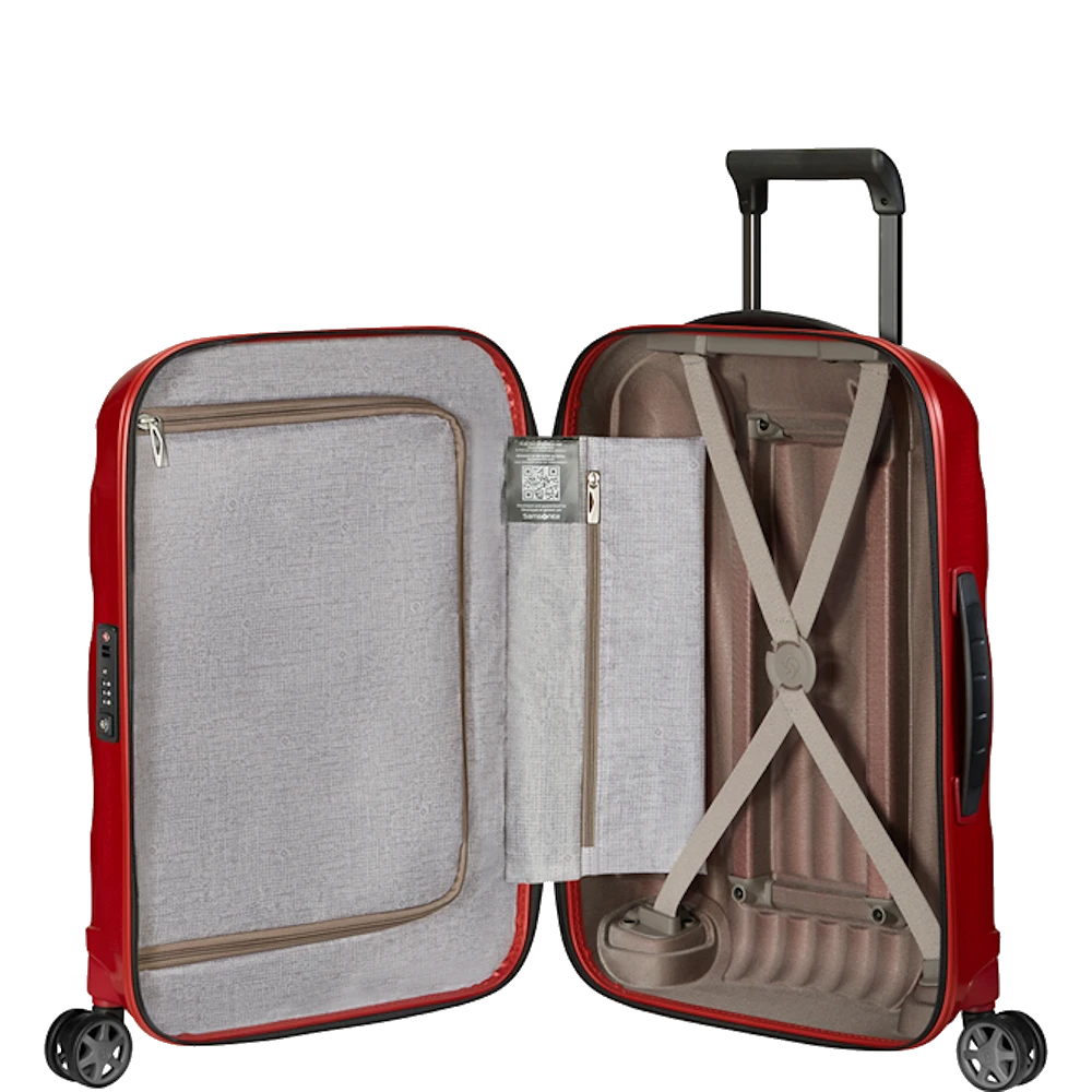 
Samsonite C-Lite 55cm 4 Wheel Cabin Suitcase Chilli Red