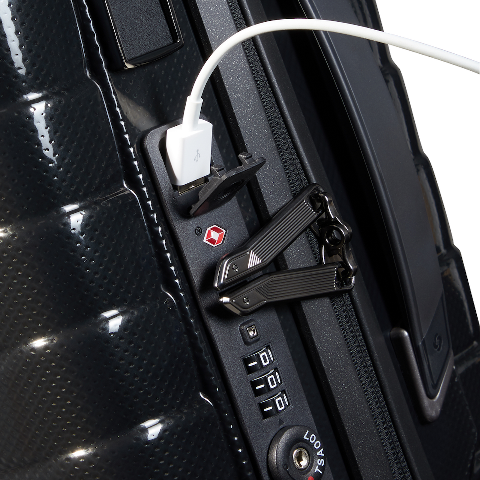 
Samsonite Proxis 4 Wheel 55cm Expandable Cabin Suitcase Black