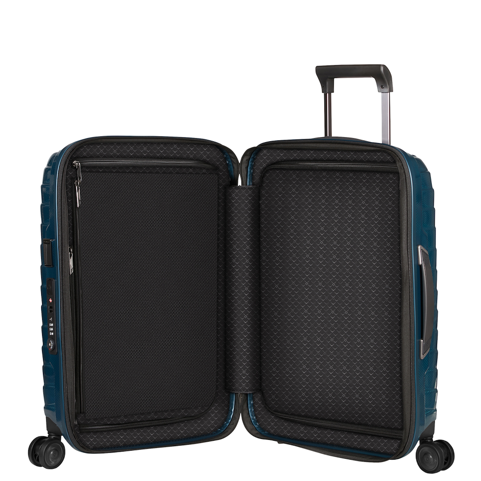 
Samsonite Proxis 4 Wheel 55cm Expandable Cabin Suitcase Petrol Blue