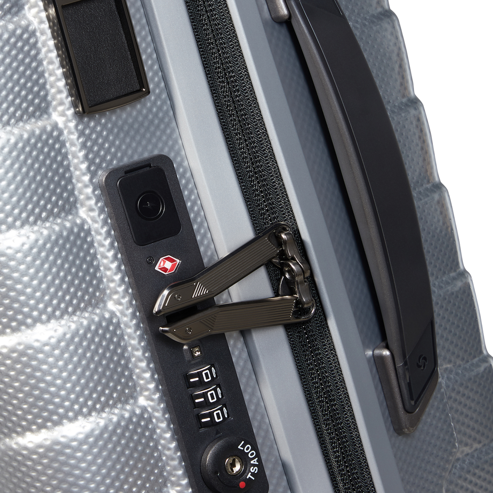 
Samsonite Proxis 4 Wheel 55cm Expandable Cabin Suitcase Silver