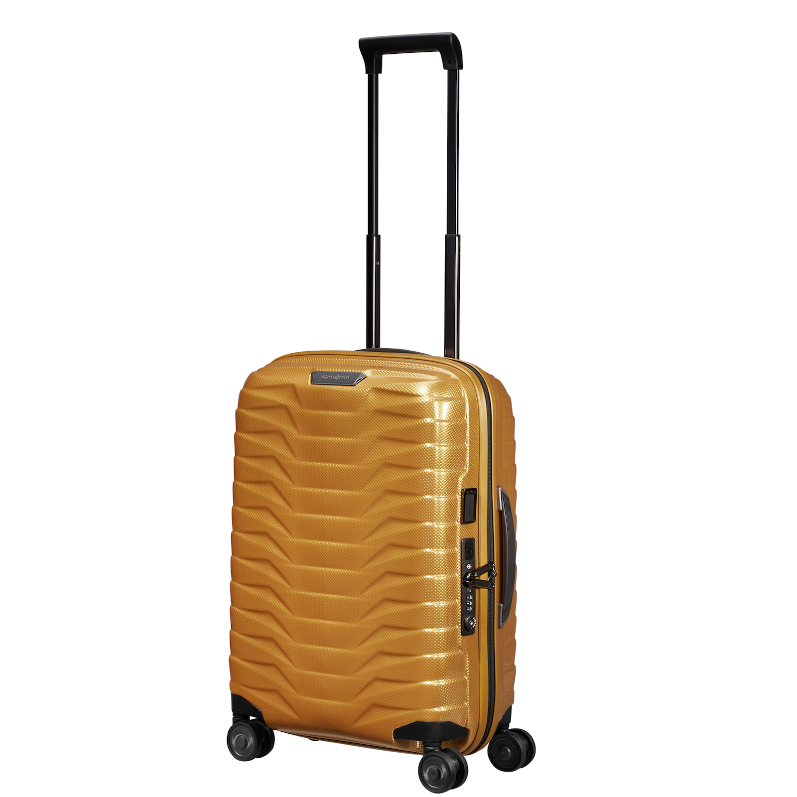 
Samsonite Proxis 4 Wheel 55cm Expandable Cabin Suitcase Honey Gold
