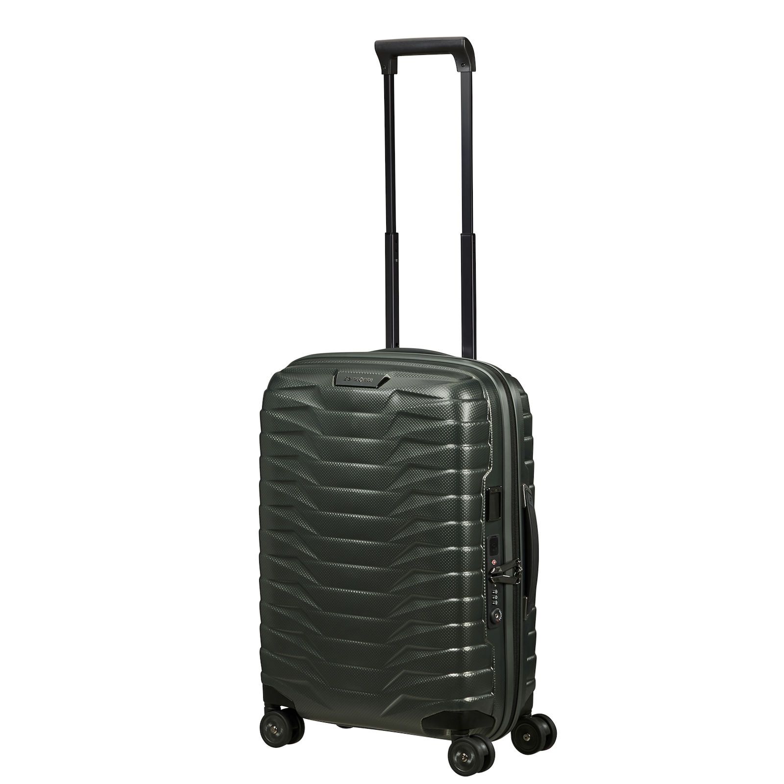 
Samsonite Proxis 4 Wheel 55cm Expandable Cabin Suitcase Matt Climbing Ivy