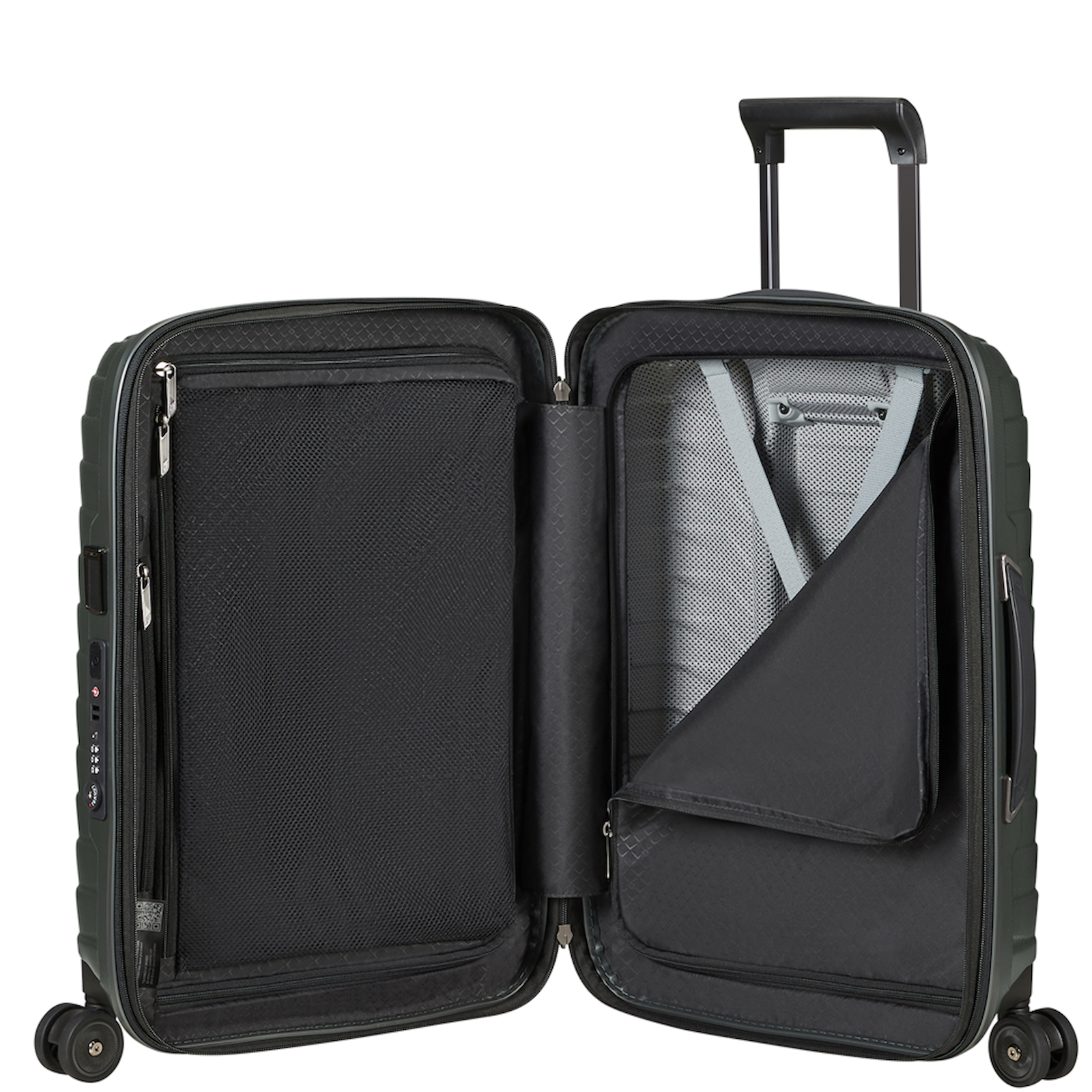 
Samsonite Proxis 4 Wheel 55cm Expandable Cabin Suitcase Matt Climbing Ivy