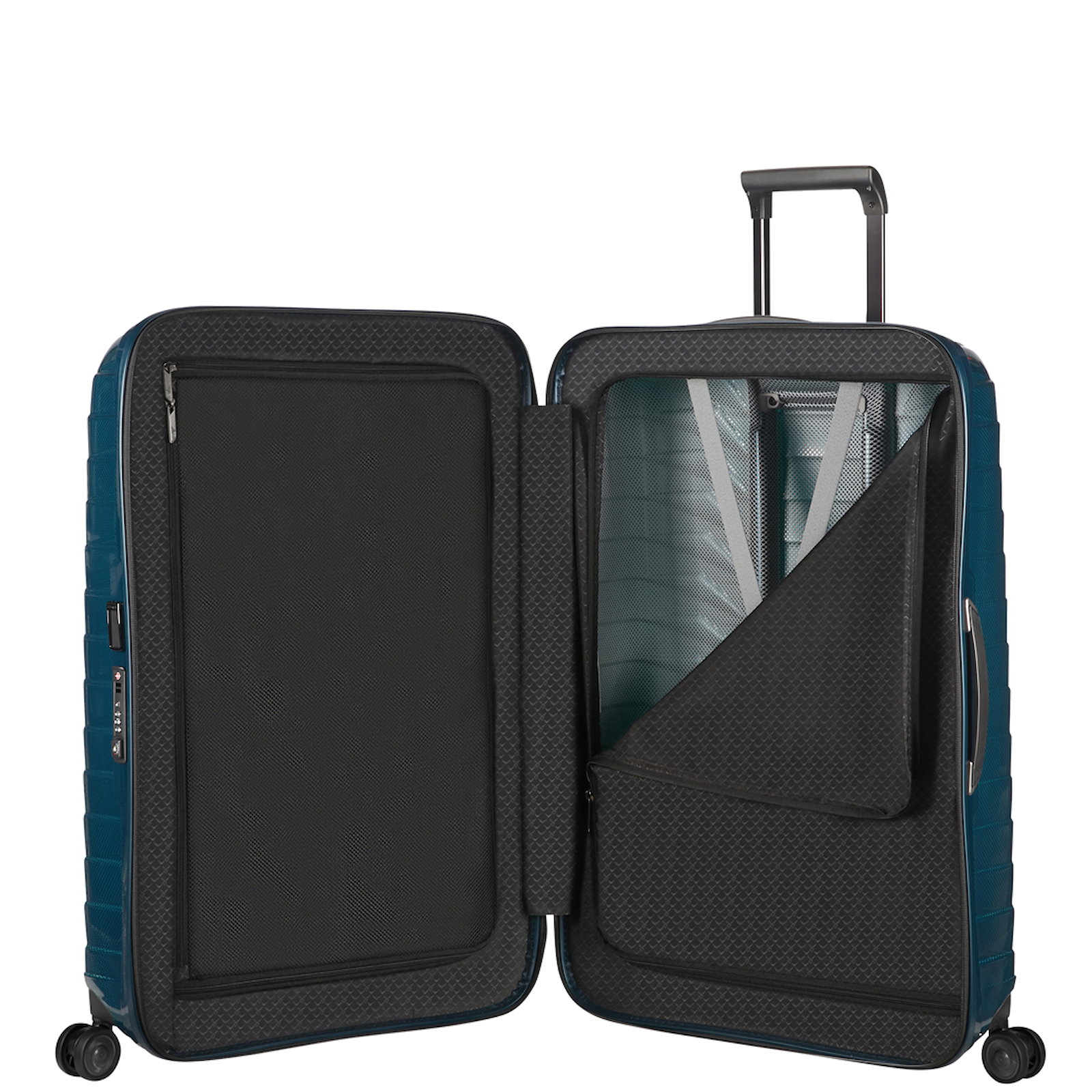 
Samsonite Proxis 4 Wheel 75cm Suitcase Petrol Blue