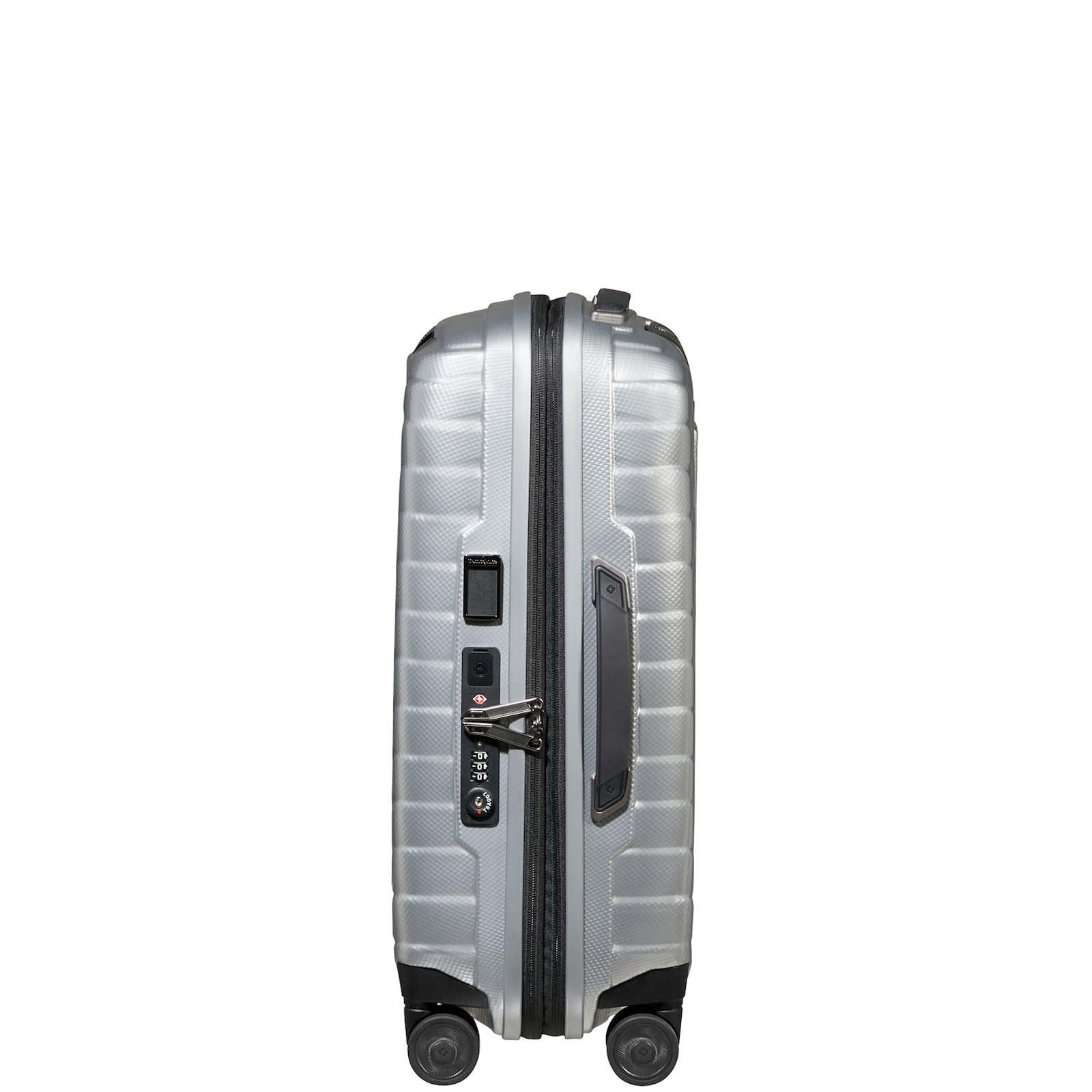 
Samsonite Proxis 4 Wheel 55cm Exp 35cm Cabin Suitcase Silver