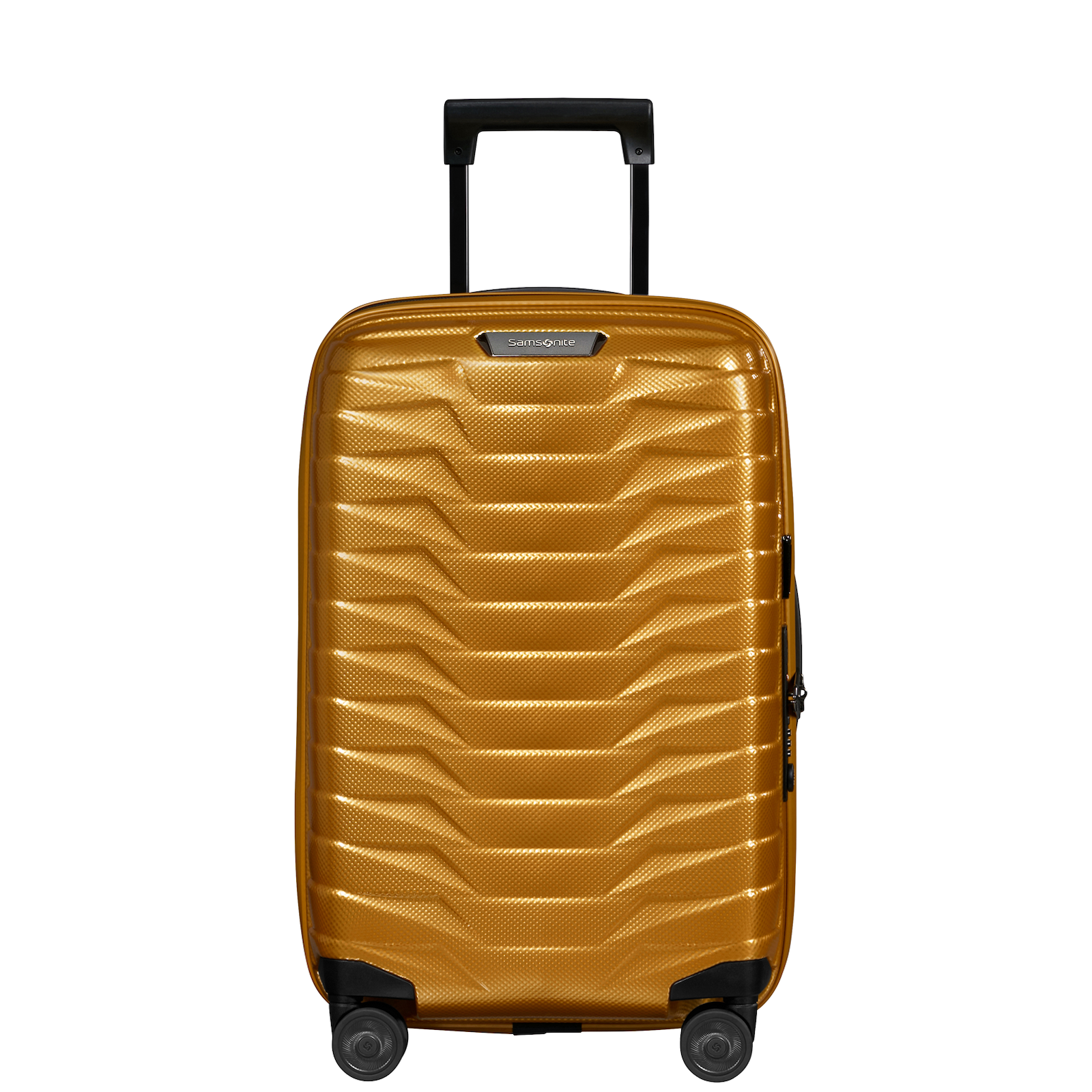 
Samsonite Proxis 4 Wheel 55cm Exp 35cm Cabin Suitcase Honey Gold