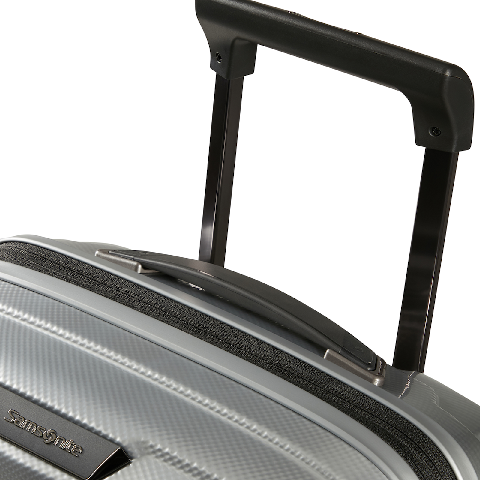 
Samsonite Proxis 4 Wheel 55cm Exp 35cm Cabin Suitcase Silver