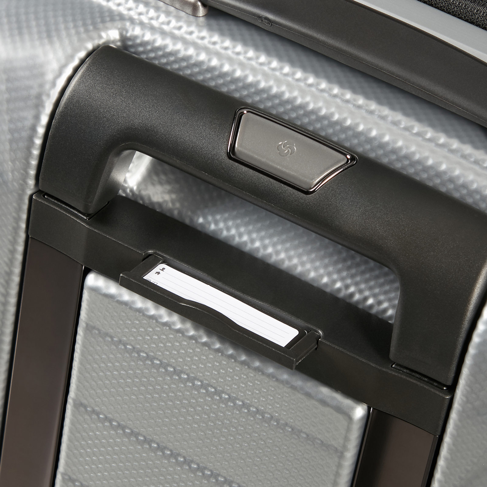 
Samsonite Proxis 4 Wheel 55cm Exp 35cm Cabin Suitcase Silver