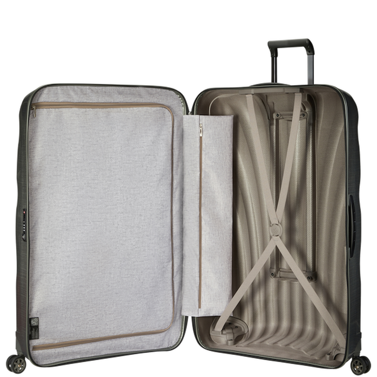 
Samsonite C-Lite 75cm 4 Wheel Suitcase Metallic Green
