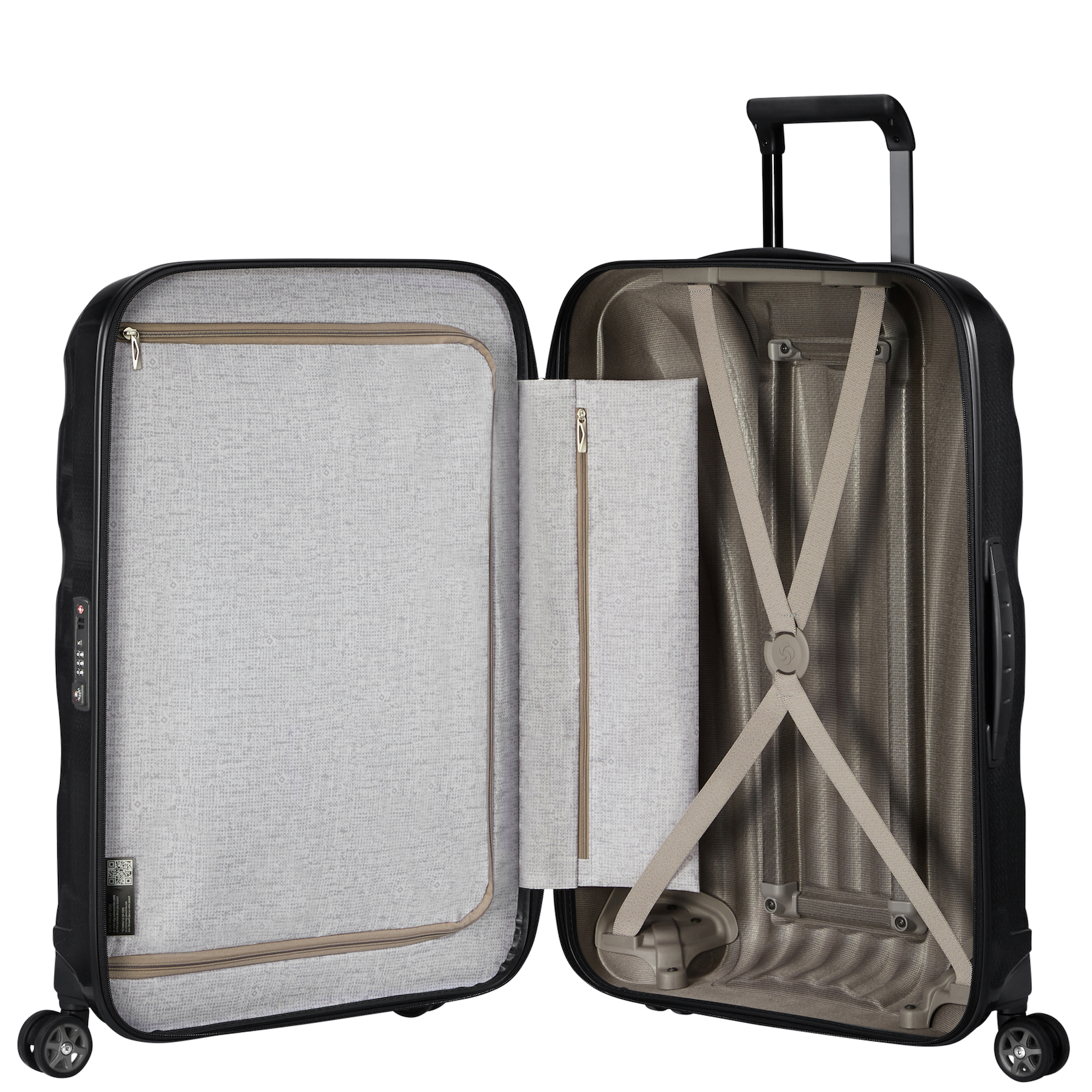 
Samsonite C-Lite 75cm 4 Wheel Suitcase Black