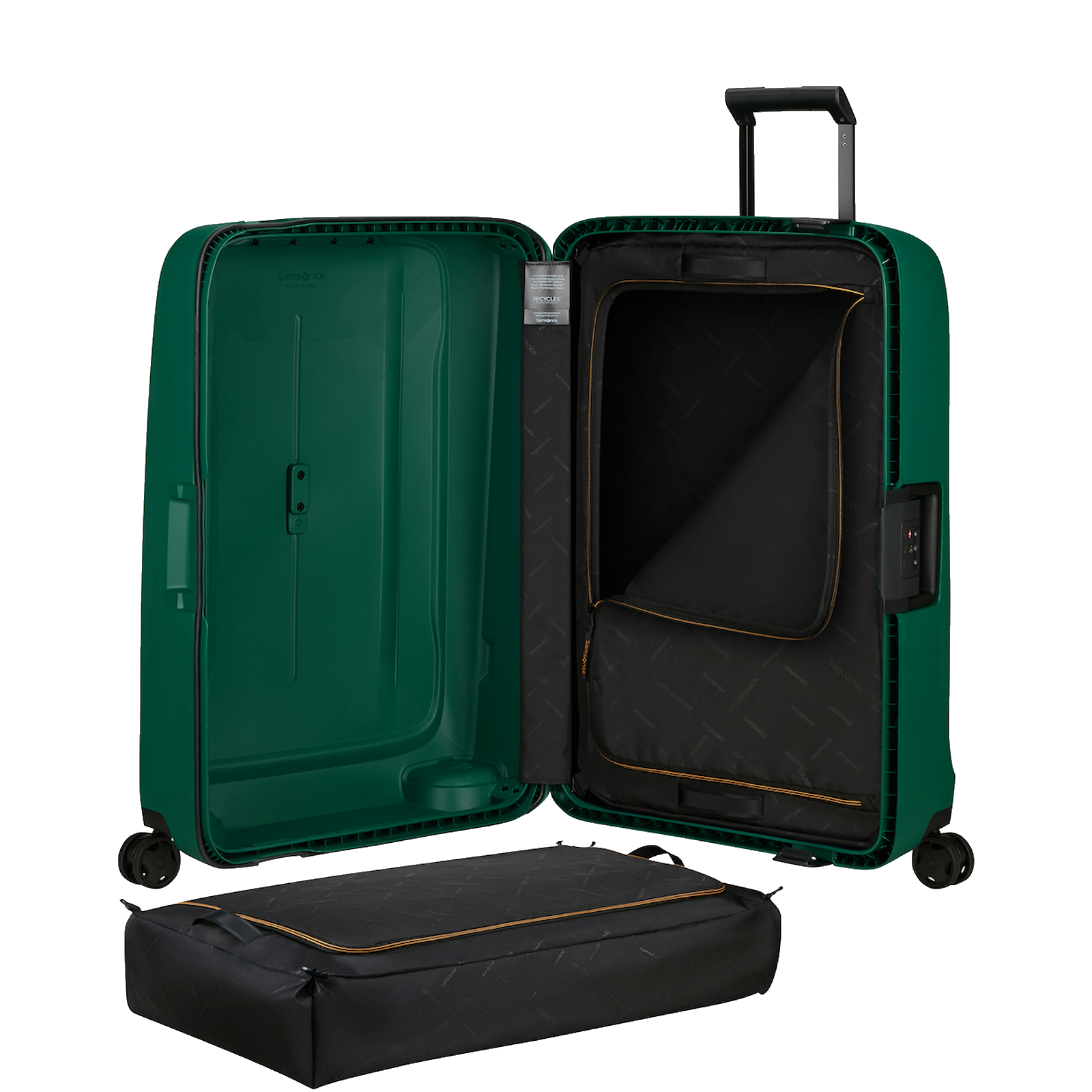 
Samsonite Essens 4 Wheel 69cm Medium Suitcase Alpine Green