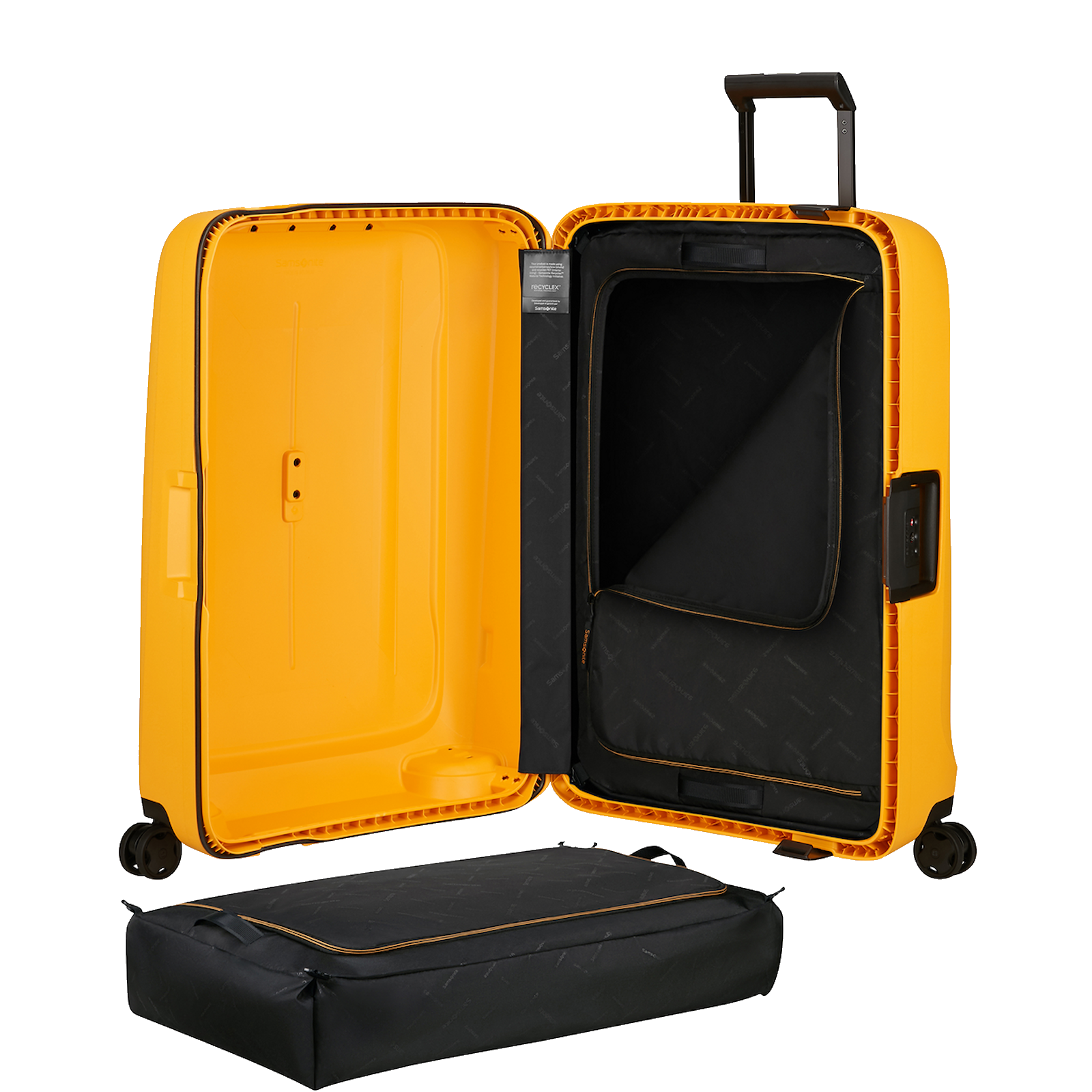 
Samsonite Essens 4 Wheel 75cm Large Suitcase Radiant Yellow