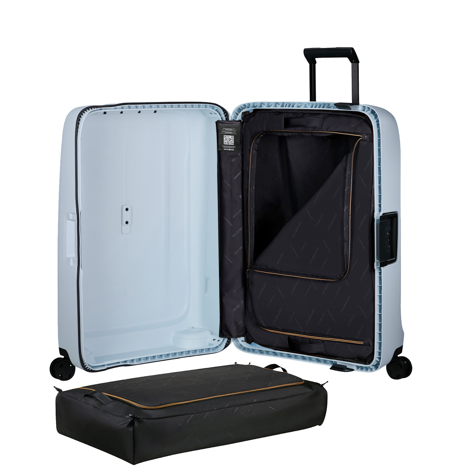 
Samsonite Essens 4 Wheel 75cm Large Suitcase Glacier