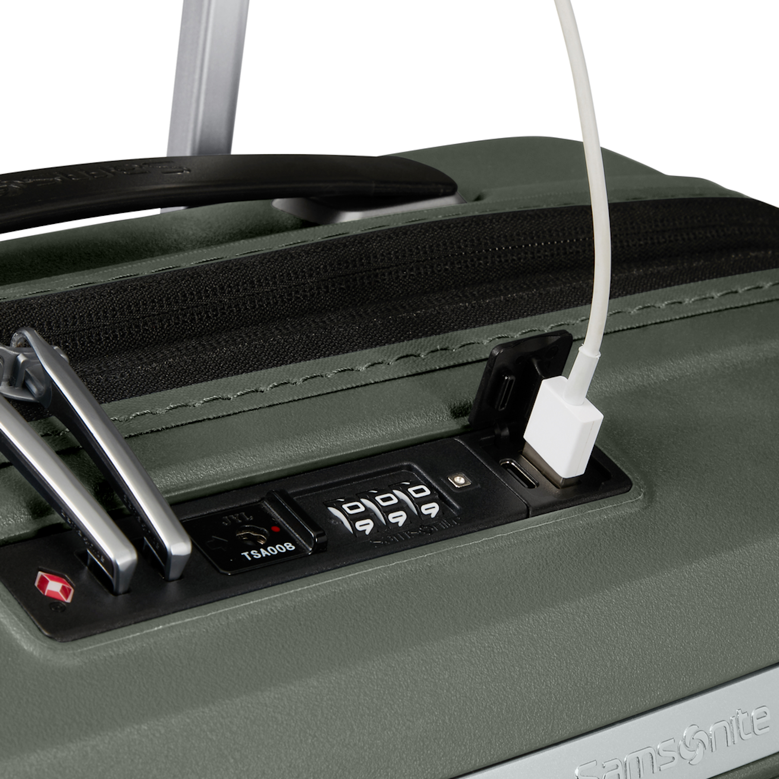 
Samsonite Upscape Expandable 55cm Cabin Suitcase Climbing Ivy