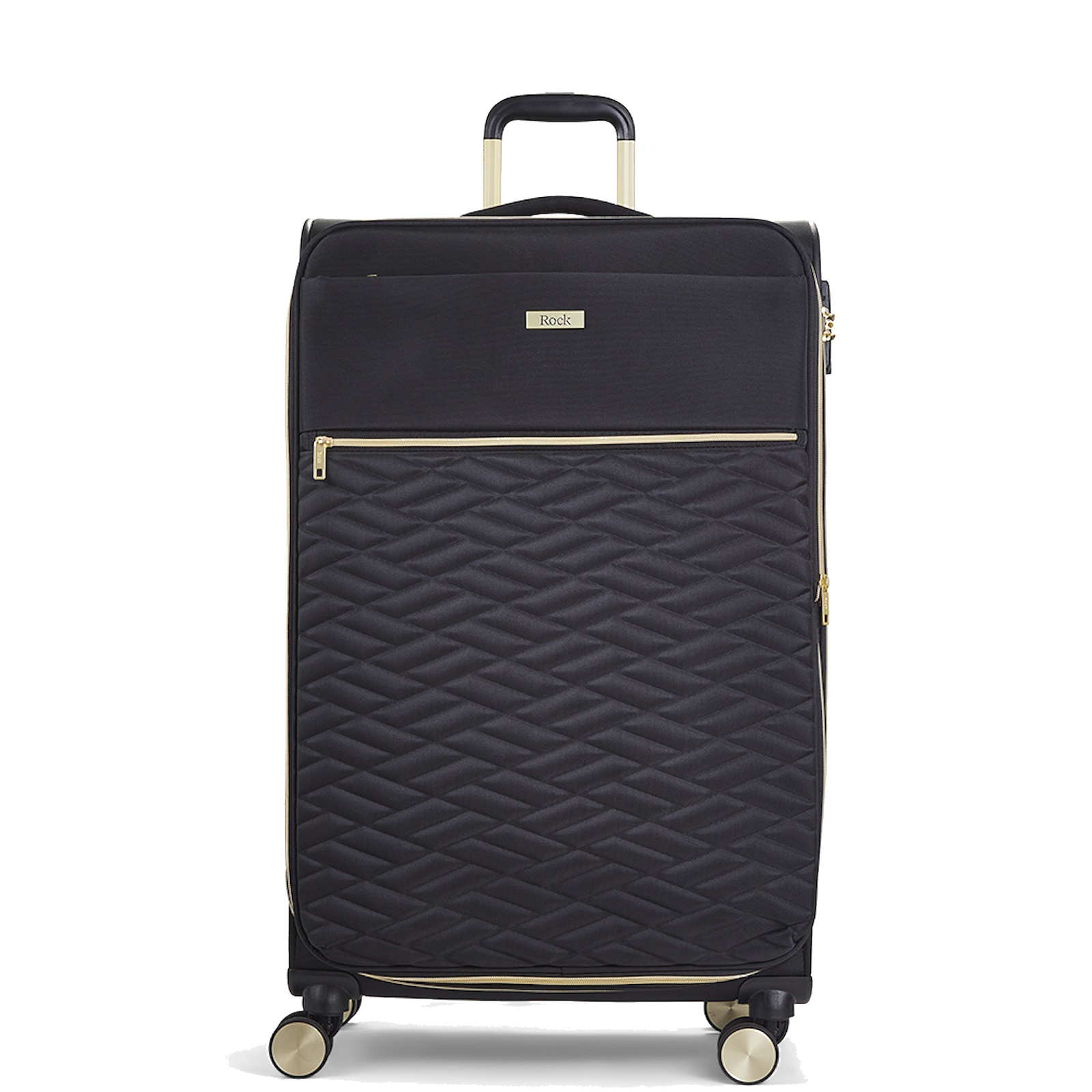 Rock Sloane 79cm Expandable Suitcase Black