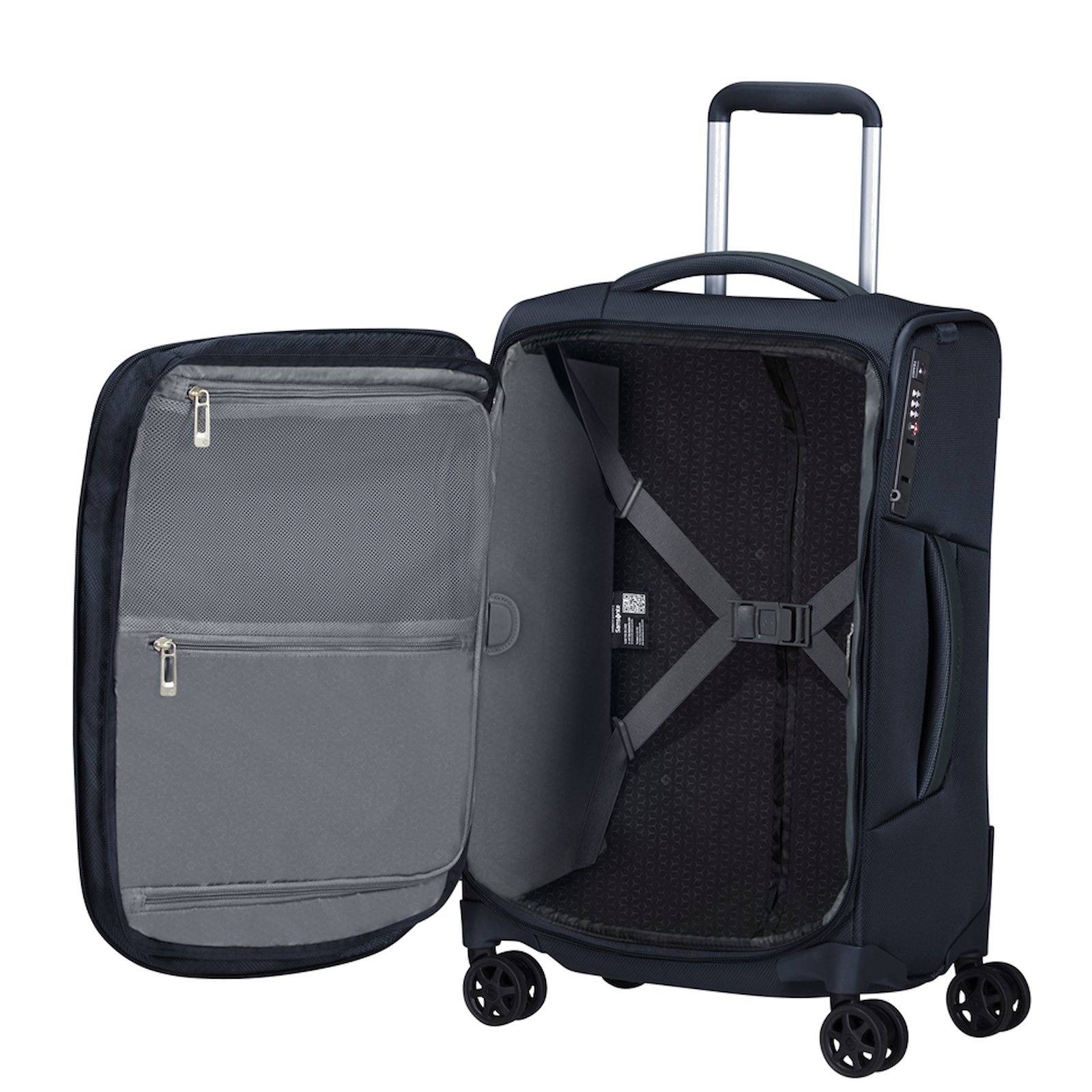 
Samsonite Respark 55cm Expandable Cabin Suitcase Midnight Blue