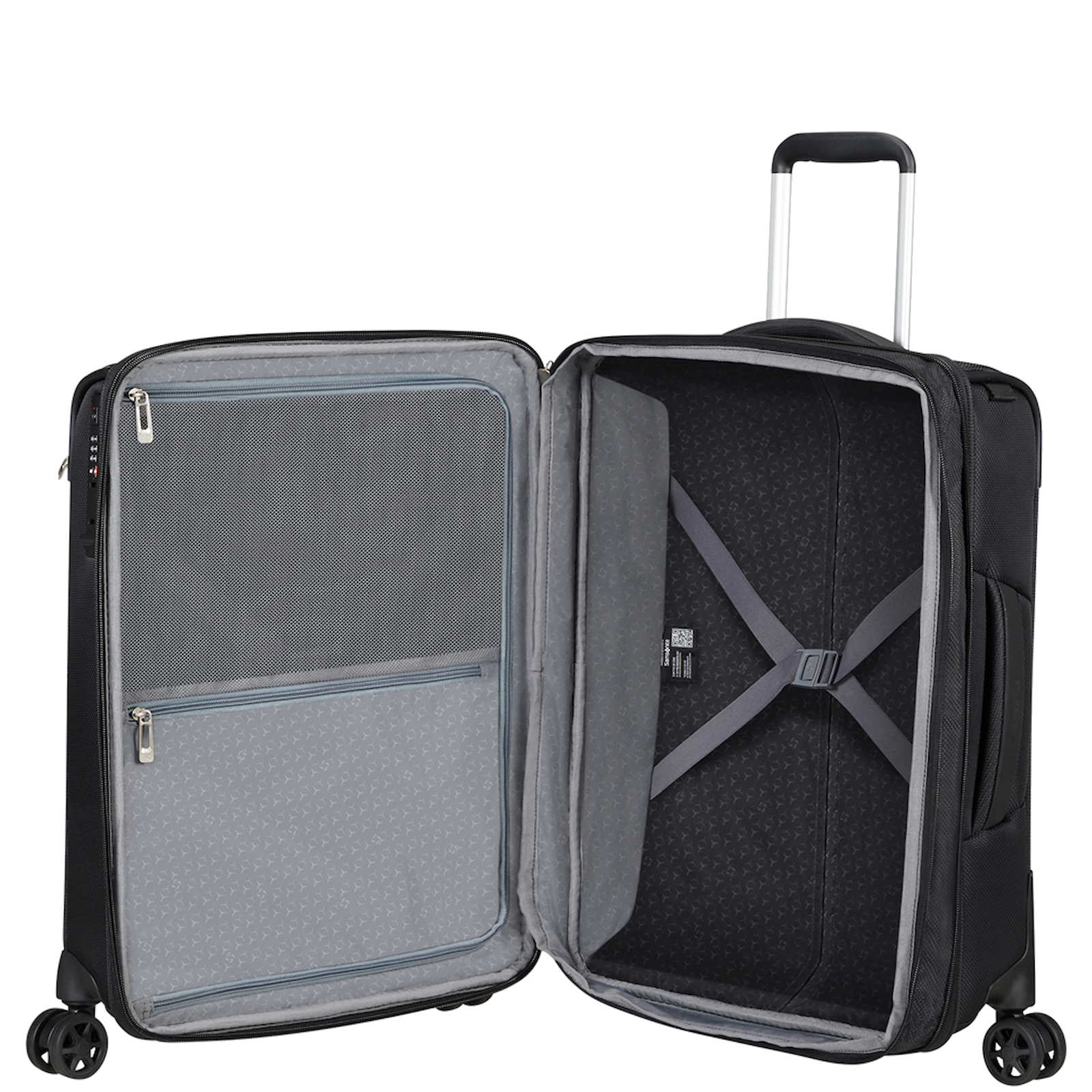 
Samsonite Respark 55cm Expandable DF Cabin Suitcase Ozone Black