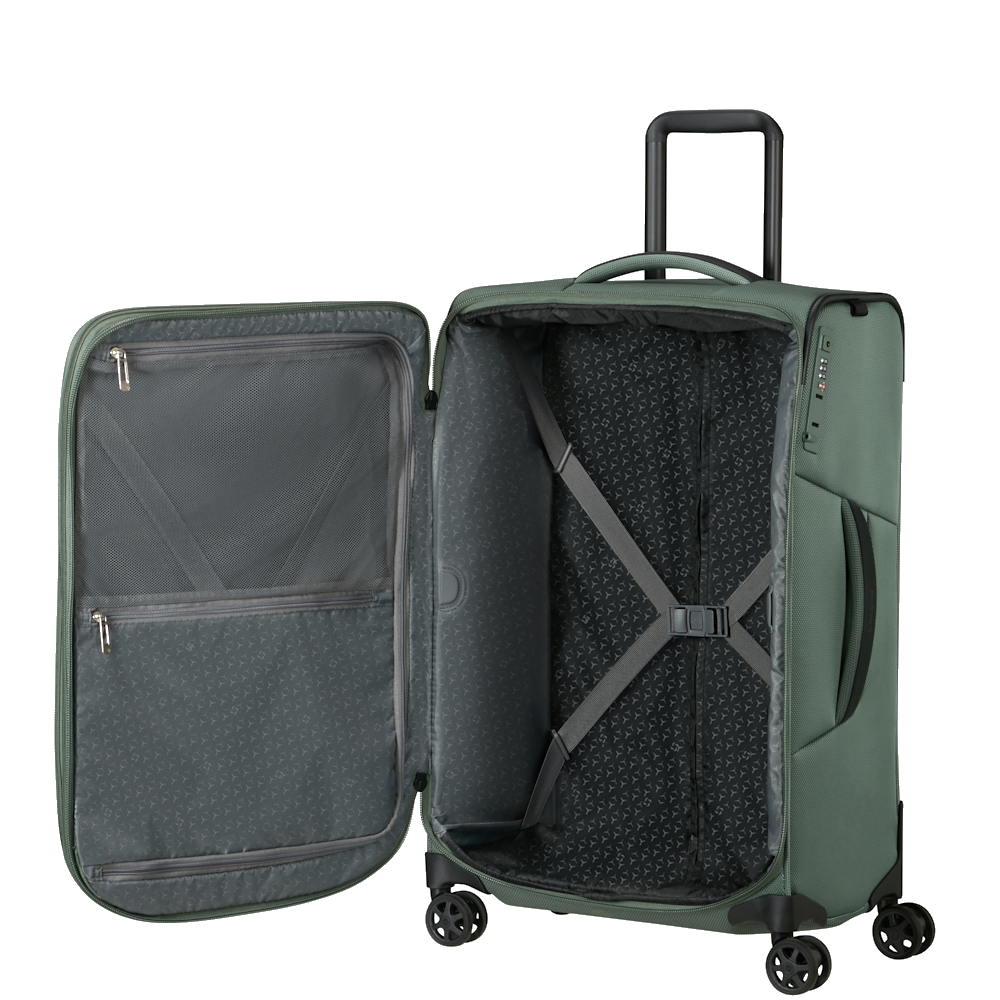 
Samsonite Respark 67cm Expandable Suitcase Light Sage